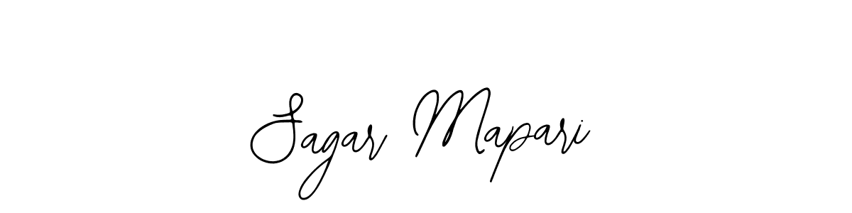 The best way (Bearetta-2O07w) to make a short signature is to pick only two or three words in your name. The name Sagar Mapari include a total of six letters. For converting this name. Sagar Mapari signature style 12 images and pictures png