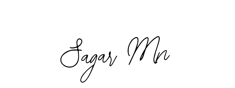 Sagar Mn stylish signature style. Best Handwritten Sign (Bearetta-2O07w) for my name. Handwritten Signature Collection Ideas for my name Sagar Mn. Sagar Mn signature style 12 images and pictures png