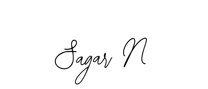 Bearetta-2O07w is a professional signature style that is perfect for those who want to add a touch of class to their signature. It is also a great choice for those who want to make their signature more unique. Get Sagar N name to fancy signature for free. Sagar N signature style 12 images and pictures png