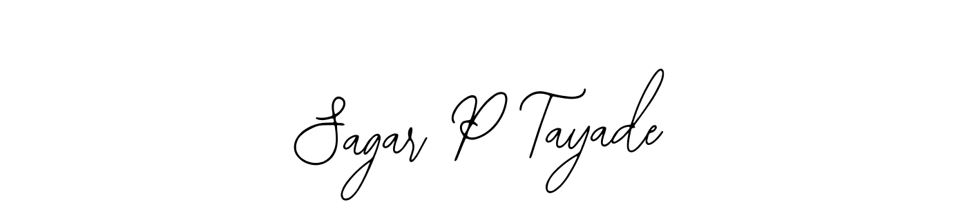 Design your own signature with our free online signature maker. With this signature software, you can create a handwritten (Bearetta-2O07w) signature for name Sagar P Tayade. Sagar P Tayade signature style 12 images and pictures png