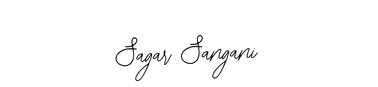 This is the best signature style for the Sagar Sangani name. Also you like these signature font (Bearetta-2O07w). Mix name signature. Sagar Sangani signature style 12 images and pictures png