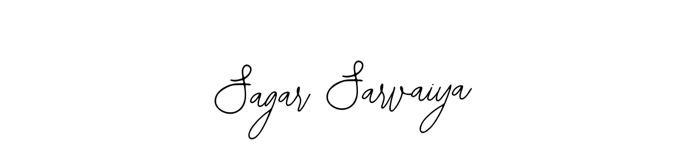 Make a beautiful signature design for name Sagar Sarvaiya. With this signature (Bearetta-2O07w) style, you can create a handwritten signature for free. Sagar Sarvaiya signature style 12 images and pictures png