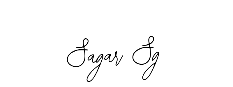 Use a signature maker to create a handwritten signature online. With this signature software, you can design (Bearetta-2O07w) your own signature for name Sagar Sg. Sagar Sg signature style 12 images and pictures png