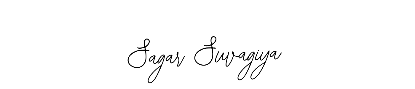 Design your own signature with our free online signature maker. With this signature software, you can create a handwritten (Bearetta-2O07w) signature for name Sagar Suvagiya. Sagar Suvagiya signature style 12 images and pictures png