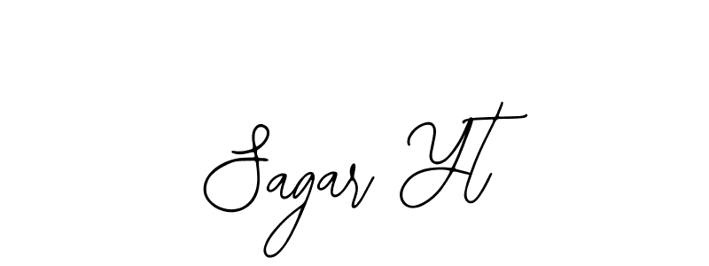 Make a beautiful signature design for name Sagar Yt. With this signature (Bearetta-2O07w) style, you can create a handwritten signature for free. Sagar Yt signature style 12 images and pictures png