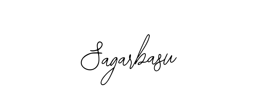 You should practise on your own different ways (Bearetta-2O07w) to write your name (Sagarbasu) in signature. don't let someone else do it for you. Sagarbasu signature style 12 images and pictures png