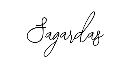 A stylish, flowing autograph style designed for name Sagardas using Bearetta-2O07w typography. Perfect for digital creative projects. Sagardas signature style 12 images and pictures png