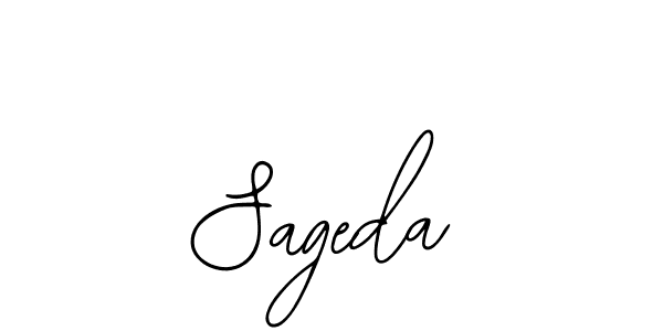 Sageda stylish signature style. Best Handwritten Sign (Bearetta-2O07w) for my name. Handwritten Signature Collection Ideas for my name Sageda. Sageda signature style 12 images and pictures png