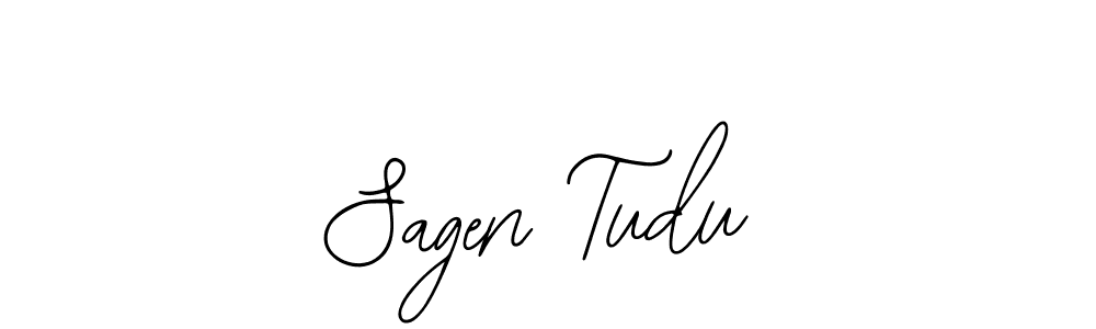 How to make Sagen Tudu signature? Bearetta-2O07w is a professional autograph style. Create handwritten signature for Sagen Tudu name. Sagen Tudu signature style 12 images and pictures png