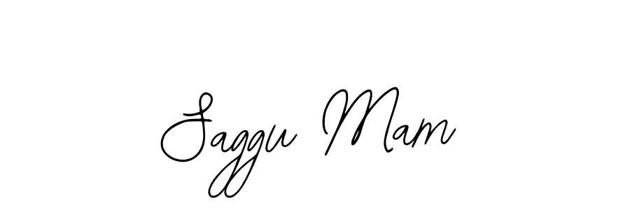 Use a signature maker to create a handwritten signature online. With this signature software, you can design (Bearetta-2O07w) your own signature for name Saggu Mam. Saggu Mam signature style 12 images and pictures png