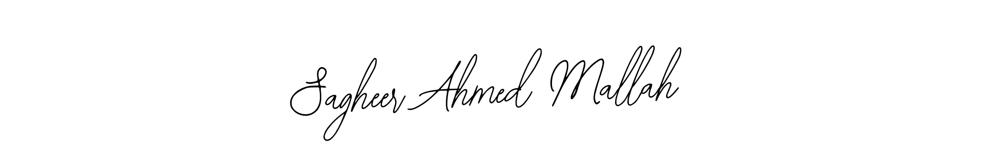 Make a short Sagheer Ahmed Mallah signature style. Manage your documents anywhere anytime using Bearetta-2O07w. Create and add eSignatures, submit forms, share and send files easily. Sagheer Ahmed Mallah signature style 12 images and pictures png