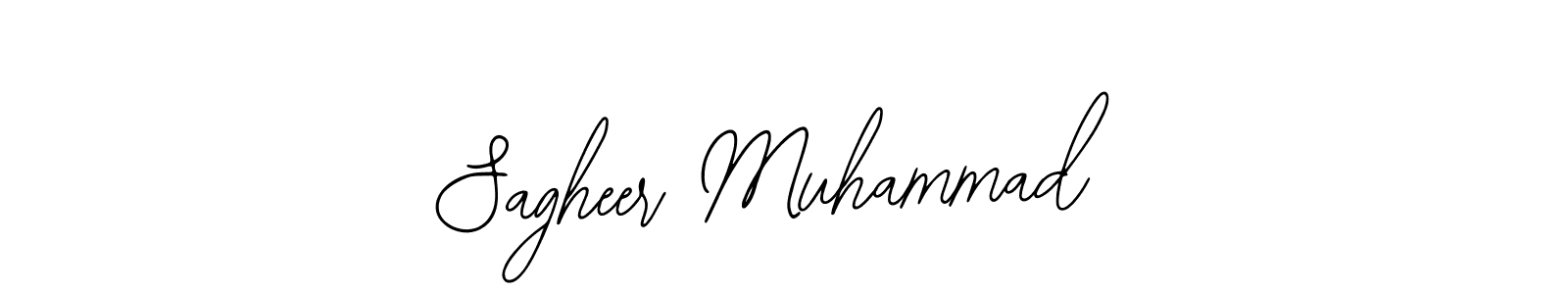 It looks lik you need a new signature style for name Sagheer Muhammad. Design unique handwritten (Bearetta-2O07w) signature with our free signature maker in just a few clicks. Sagheer Muhammad signature style 12 images and pictures png