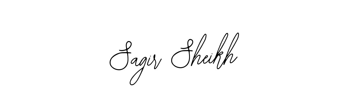 Use a signature maker to create a handwritten signature online. With this signature software, you can design (Bearetta-2O07w) your own signature for name Sagir Sheikh. Sagir Sheikh signature style 12 images and pictures png