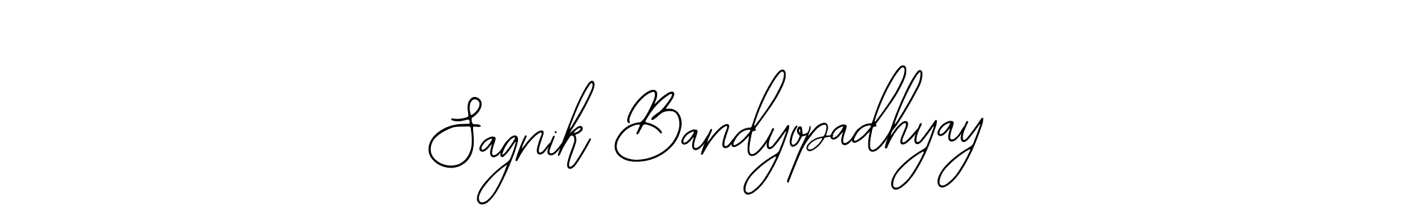 The best way (Bearetta-2O07w) to make a short signature is to pick only two or three words in your name. The name Sagnik Bandyopadhyay include a total of six letters. For converting this name. Sagnik Bandyopadhyay signature style 12 images and pictures png