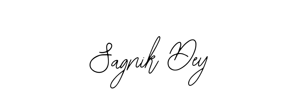 You should practise on your own different ways (Bearetta-2O07w) to write your name (Sagnik Dey) in signature. don't let someone else do it for you. Sagnik Dey signature style 12 images and pictures png