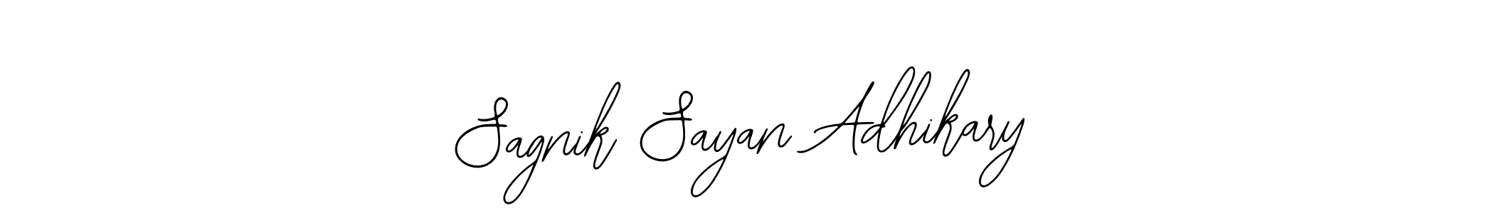 Design your own signature with our free online signature maker. With this signature software, you can create a handwritten (Bearetta-2O07w) signature for name Sagnik Sayan Adhikary. Sagnik Sayan Adhikary signature style 12 images and pictures png