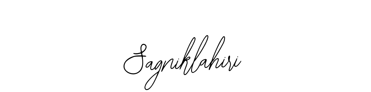 if you are searching for the best signature style for your name Sagniklahiri. so please give up your signature search. here we have designed multiple signature styles  using Bearetta-2O07w. Sagniklahiri signature style 12 images and pictures png