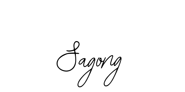 Make a beautiful signature design for name Sagong. With this signature (Bearetta-2O07w) style, you can create a handwritten signature for free. Sagong signature style 12 images and pictures png