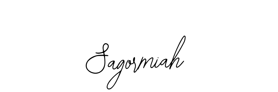 How to make Sagormiah name signature. Use Bearetta-2O07w style for creating short signs online. This is the latest handwritten sign. Sagormiah signature style 12 images and pictures png