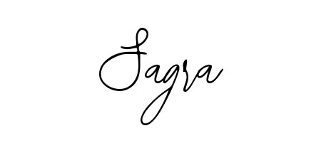 A timeless handwritten aesthetic for Sagra. The Bearetta-2O07w font gives your signature a handcrafted feel with natural curves. Sagra signature style 12 images and pictures png