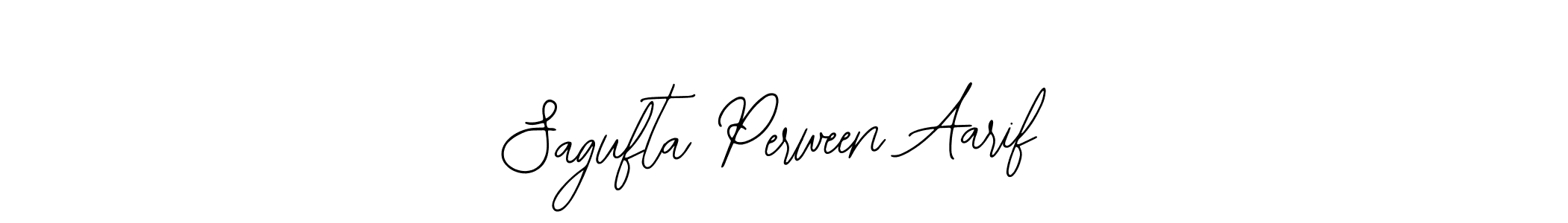 Make a beautiful signature design for name Sagufta Perween Aarif. With this signature (Bearetta-2O07w) style, you can create a handwritten signature for free. Sagufta Perween Aarif signature style 12 images and pictures png