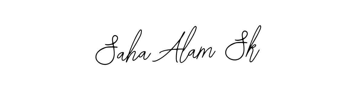 This is the best signature style for the Saha Alam Sk name. Also you like these signature font (Bearetta-2O07w). Mix name signature. Saha Alam Sk signature style 12 images and pictures png