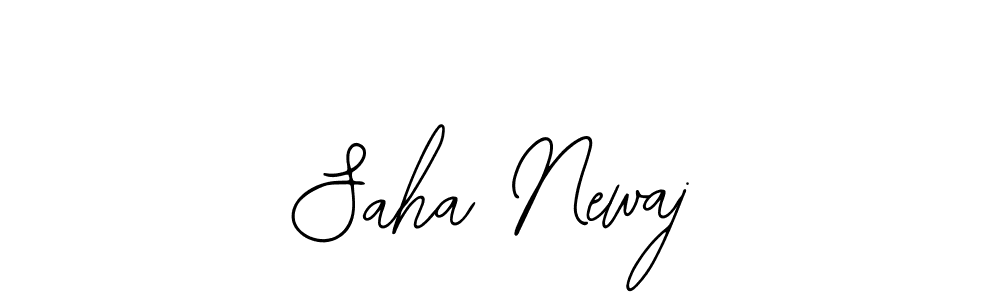 if you are searching for the best signature style for your name Saha Newaj. so please give up your signature search. here we have designed multiple signature styles  using Bearetta-2O07w. Saha Newaj signature style 12 images and pictures png