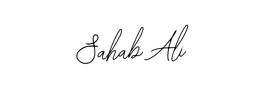 See photos of Sahab Ali official signature by Spectra . Check more albums & portfolios. Read reviews & check more about Bearetta-2O07w font. Sahab Ali signature style 12 images and pictures png