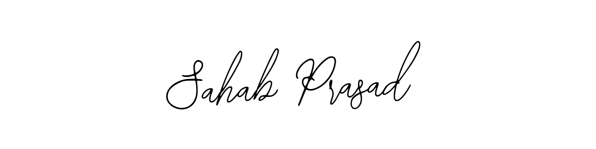 Design your own signature with our free online signature maker. With this signature software, you can create a handwritten (Bearetta-2O07w) signature for name Sahab Prasad. Sahab Prasad signature style 12 images and pictures png