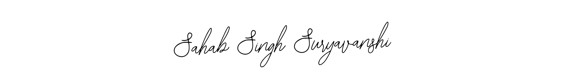 Similarly Bearetta-2O07w is the best handwritten signature design. Signature creator online .You can use it as an online autograph creator for name Sahab Singh Suryavanshi. Sahab Singh Suryavanshi signature style 12 images and pictures png