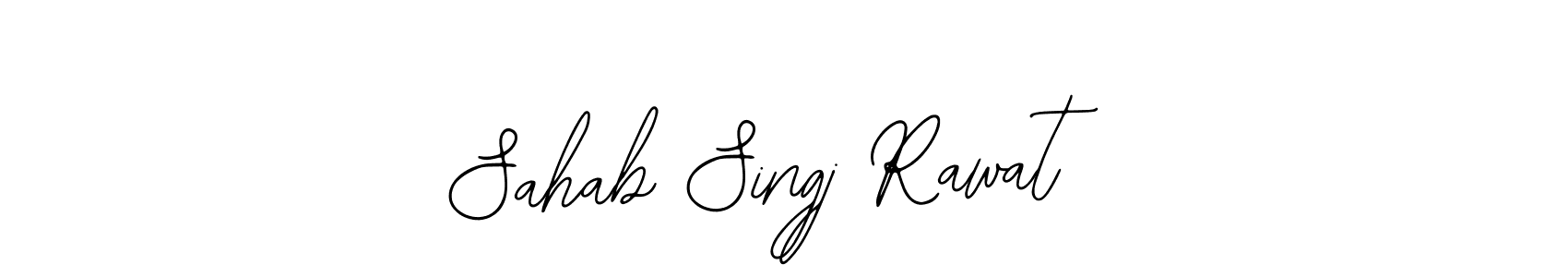 Make a beautiful signature design for name Sahab Singj Rawat. Use this online signature maker to create a handwritten signature for free. Sahab Singj Rawat signature style 12 images and pictures png