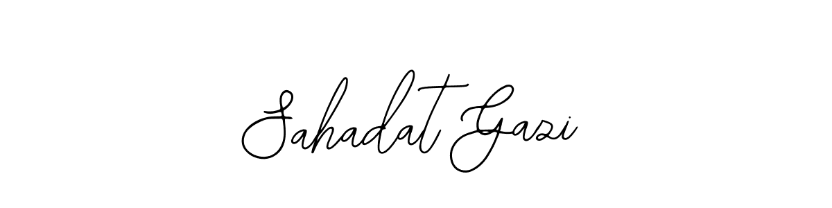 Use a signature maker to create a handwritten signature online. With this signature software, you can design (Bearetta-2O07w) your own signature for name Sahadat Gazi. Sahadat Gazi signature style 12 images and pictures png