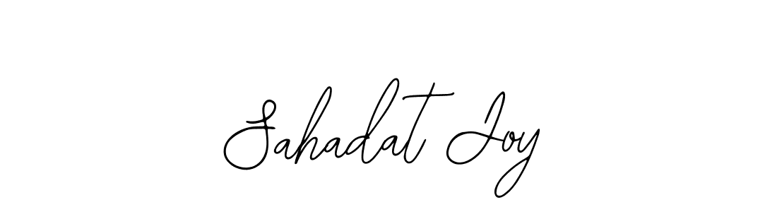 Use a signature maker to create a handwritten signature online. With this signature software, you can design (Bearetta-2O07w) your own signature for name Sahadat Joy. Sahadat Joy signature style 12 images and pictures png