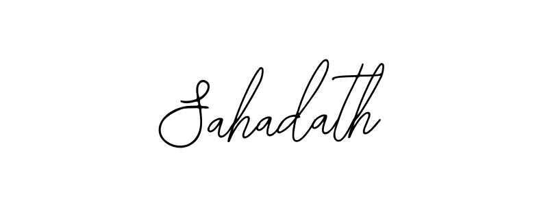 Make a beautiful signature design for name Sahadath. Use this online signature maker to create a handwritten signature for free. Sahadath signature style 12 images and pictures png