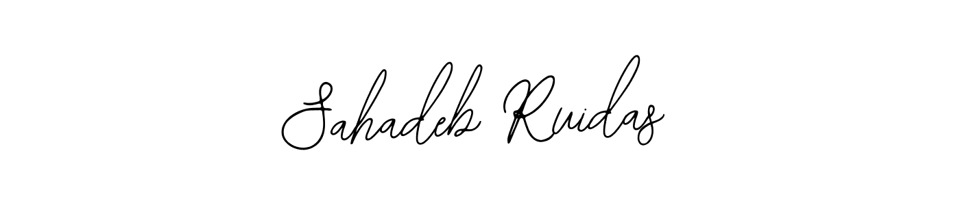 Design your own signature with our free online signature maker. With this signature software, you can create a handwritten (Bearetta-2O07w) signature for name Sahadeb Ruidas. Sahadeb Ruidas signature style 12 images and pictures png