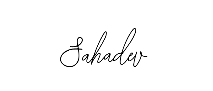 How to make Sahadev signature? Bearetta-2O07w is a professional autograph style. Create handwritten signature for Sahadev name. Sahadev signature style 12 images and pictures png
