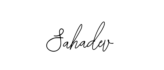 Also we have Sahadev name is the best signature style. Create professional handwritten signature collection using Bearetta-2O07w autograph style. Sahadev signature style 12 images and pictures png