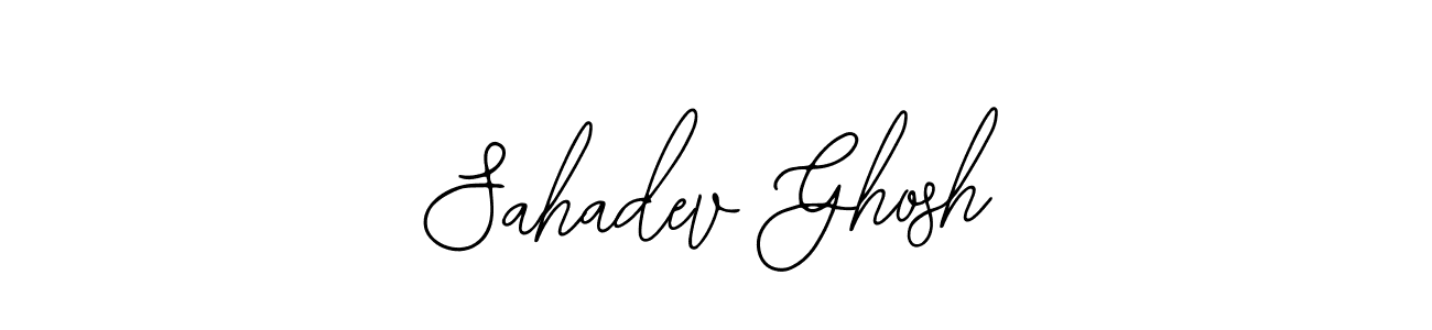 Create a beautiful signature design for name Sahadev Ghosh. With this signature (Bearetta-2O07w) fonts, you can make a handwritten signature for free. Sahadev Ghosh signature style 12 images and pictures png