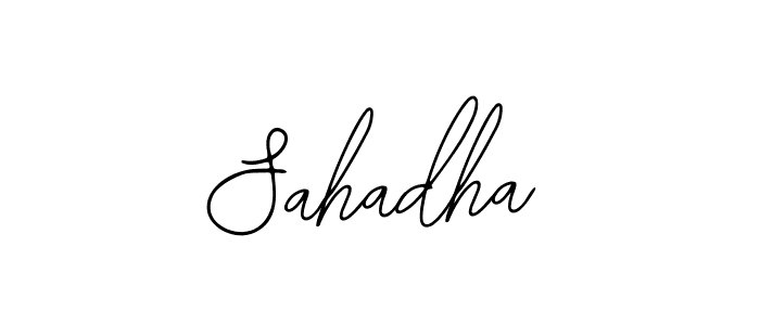 Also You can easily find your signature by using the search form. We will create Sahadha name handwritten signature images for you free of cost using Bearetta-2O07w sign style. Sahadha signature style 12 images and pictures png