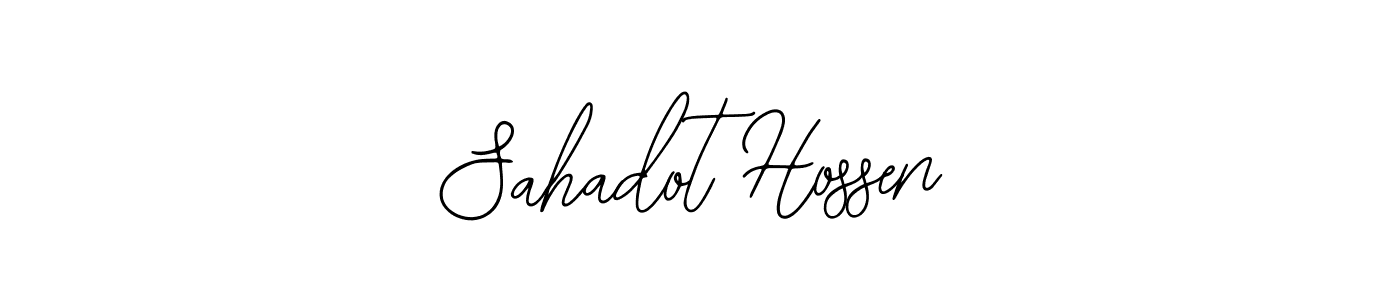 Once you've used our free online signature maker to create your best signature Bearetta-2O07w style, it's time to enjoy all of the benefits that Sahadot Hossen name signing documents. Sahadot Hossen signature style 12 images and pictures png