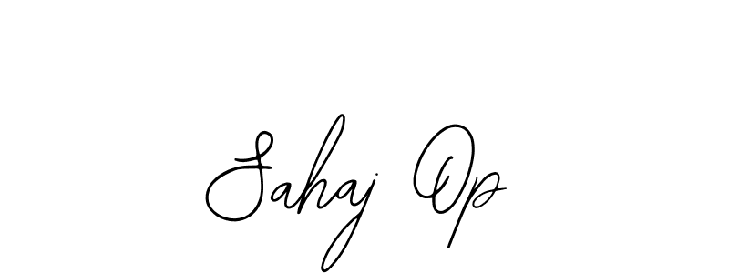 See photos of Sahaj Op official signature by Spectra . Check more albums & portfolios. Read reviews & check more about Bearetta-2O07w font. Sahaj Op signature style 12 images and pictures png