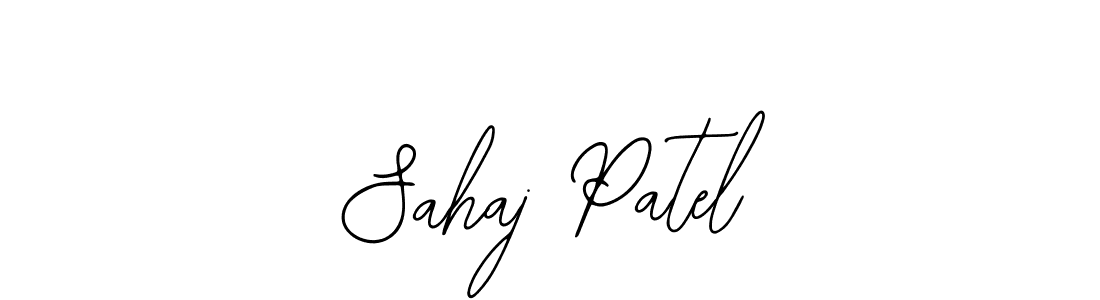 Similarly Bearetta-2O07w is the best handwritten signature design. Signature creator online .You can use it as an online autograph creator for name Sahaj Patel. Sahaj Patel signature style 12 images and pictures png