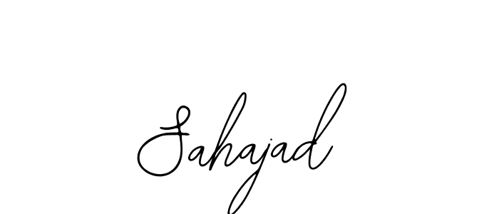 Make a beautiful signature design for name Sahajad. Use this online signature maker to create a handwritten signature for free. Sahajad signature style 12 images and pictures png