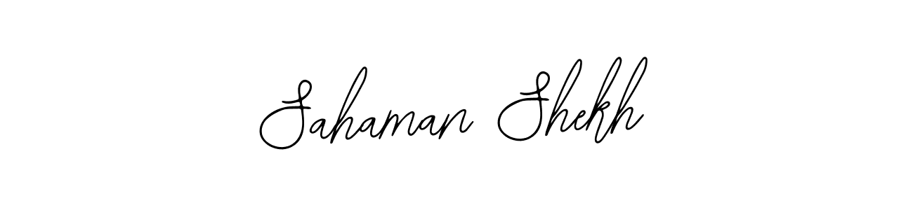 Once you've used our free online signature maker to create your best signature Bearetta-2O07w style, it's time to enjoy all of the benefits that Sahaman Shekh name signing documents. Sahaman Shekh signature style 12 images and pictures png