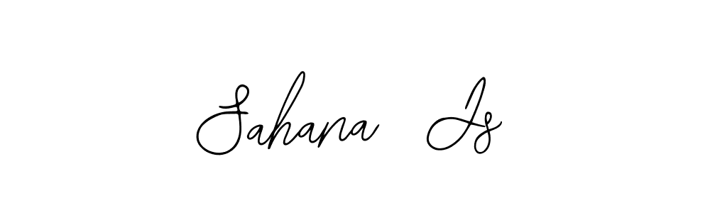 Make a beautiful signature design for name Sahana  Js. Use this online signature maker to create a handwritten signature for free. Sahana  Js signature style 12 images and pictures png