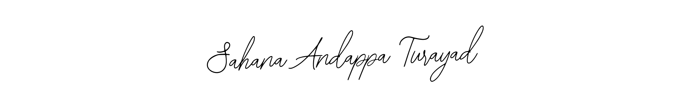 Make a beautiful signature design for name Sahana Andappa Turayad. With this signature (Bearetta-2O07w) style, you can create a handwritten signature for free. Sahana Andappa Turayad signature style 12 images and pictures png