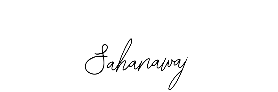 You should practise on your own different ways (Bearetta-2O07w) to write your name (Sahanawaj) in signature. don't let someone else do it for you. Sahanawaj signature style 12 images and pictures png