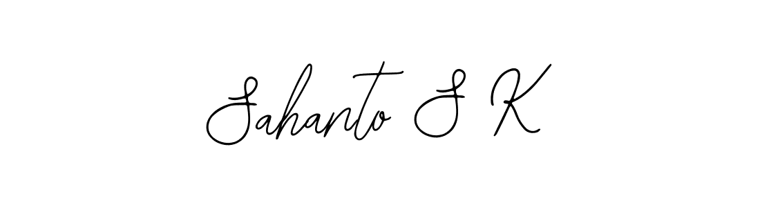 This is the best signature style for the Sahanto S K name. Also you like these signature font (Bearetta-2O07w). Mix name signature. Sahanto S K signature style 12 images and pictures png