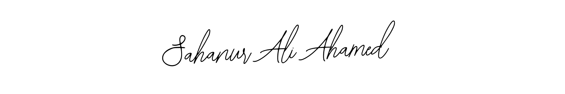 How to Draw Sahanur Ali Ahamed signature style? Bearetta-2O07w is a latest design signature styles for name Sahanur Ali Ahamed. Sahanur Ali Ahamed signature style 12 images and pictures png
