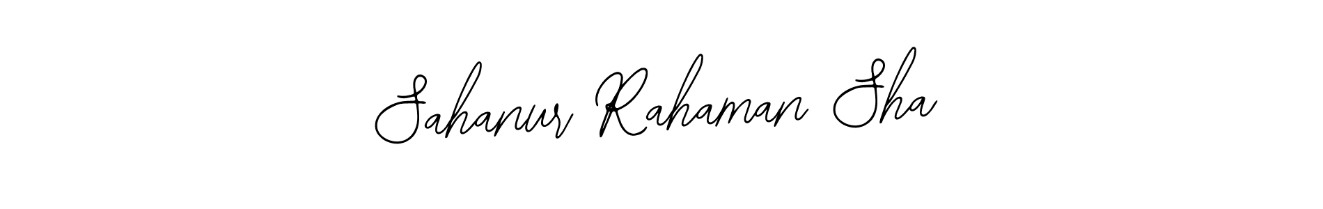 The best way (Bearetta-2O07w) to make a short signature is to pick only two or three words in your name. The name Sahanur Rahaman Sha include a total of six letters. For converting this name. Sahanur Rahaman Sha signature style 12 images and pictures png